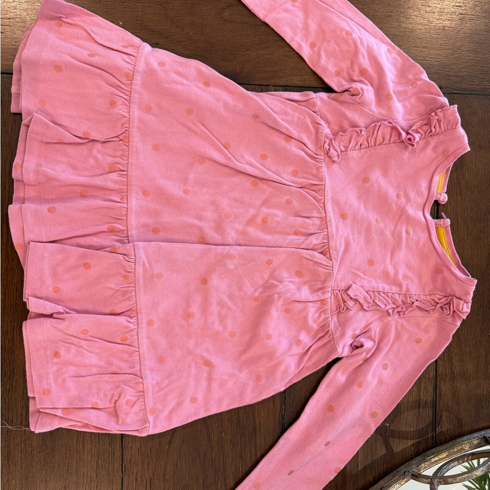 Mini Boden Pink Ruffle Dress